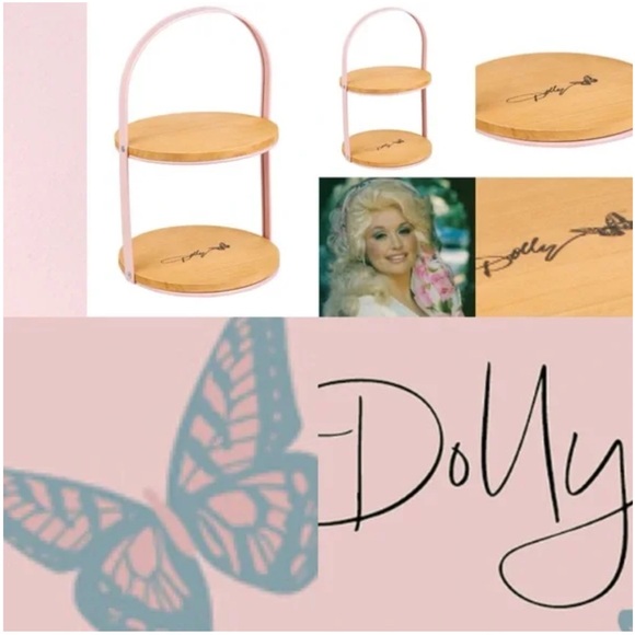 Dolly Parton Other - Limited edition Dolly Parton Pink Tiered Tray NWT